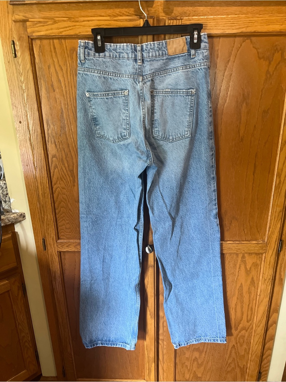 Zara High Rise Straight Leg Jeans - Picture 4 of 5